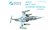 TF-104G Lockheed, Starfighter. 3D декали (HASEGAWA) - QUINTA STUDIO QD48152 1/48