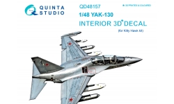 Як-130. 3D декали (KITTY HAWK) - QUINTA STUDIO QD48157 1/48