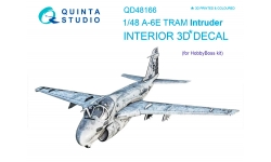 A-6E TRAM Grumman, Intruder. 3D декали (HOBBY BOSS) - QUINTA STUDIO QD48166 1/48
