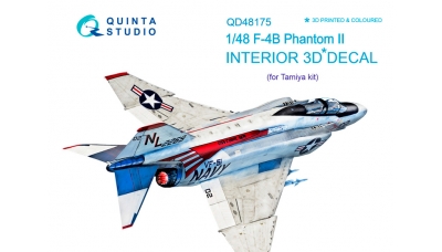 F-4B McDonnell Douglas, Phantom II. 3D декали (TAMIYA) - QUINTA STUDIO QD48175 1/48