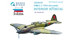 Ил-2. 3D декали (ЗВЕЗДА) - QUINTA STUDIO QD48236 1/48