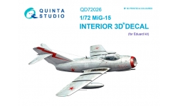 МиГ-15. 3D декали (EDUARD) - QUINTA STUDIO QD72026 1/72