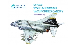 F-4J McDonnell Douglas, Phantom II. Фонарь вакуумный (ACADEMY) - QUINTA STUDIO QC72032 1/72