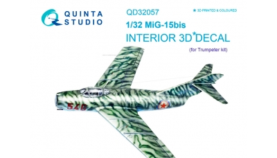 МиГ-15бис. 3D декали (TRUMPETER) - QUINTA STUDIO QD32057 1/32