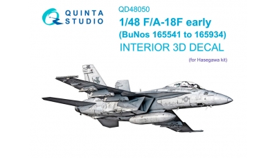 F/A-18F Boeing, Super Hornet. 3D декали (HASEGAWA) - QUINTA STUDIO QD48050 1/48