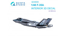 F-35A Lockheed Martin, Lightning II. 3D декали (MENG) - QUINTA STUDIO QD48060 1/48