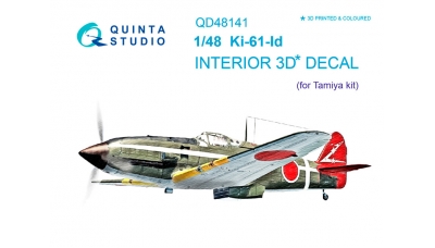 Ki-61-Id (Tei) Kawasaki, Hien. 3D декали (TAMIYA) - QUINTA STUDIO QD48141 1/48