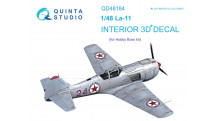 Истребитель КБ Лавочкина Тип 11. 3D декали (HOBBY BOSS) - QUINTA STUDIO QD48184 1/48
