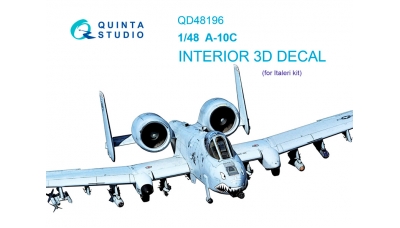A-10C Fairchild Republic, Thunderbolt II. 3D декали (ITALERI) - QUINTA STUDIO QD48196 1/48