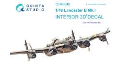 Lancaster B Mk. I Avro. 3D декали (HK MODELS) - QUINTA STUDIO QD48248 1/48