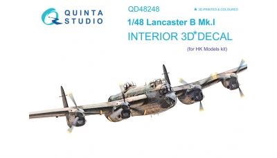 Lancaster B Mk. I Avro. 3D декали (HK MODELS) - QUINTA STUDIO QD48248 1/48