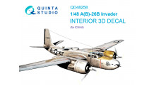 A-26B Douglas, Invader. 3D декали (ICM) - QUINTA STUDIO QD48258 1/48