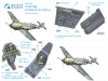 Bf 109E-1/E-3/E-4 Messerschmitt. 3D декали (SPECIAL HOBBY) - QUINTA STUDIO QD72009 1/72