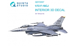 F-16CJ Block 50 General Dynamics, Fighting Falcon. 3D декали (TAMIYA) - QUINTA STUDIO QD72057 1/72