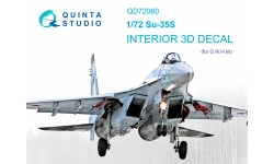 Су-35С. 3D декали (GREAT WALL HOBBY) - QUINTA STUDIO QD72060 1/72
