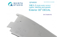 Ил-2. 3D декали (ЗВЕЗДА) - QUINTA STUDIO QP48005 1/48