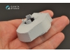 Заклепка с полукруглой головкой для бронетехники, ø 0,6 мм. 3D декали - QUINTA STUDIO QRV-003