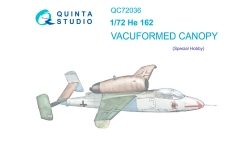 He 162A-2 Heinkel, Volksjäger. Фонарь вакуумный (SPECIAL HOBBY) - QUINTA STUDIO QC72036 1/72