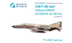 F-4E McDonnell Douglas, Phantom II. 3D декали (MENG) - QUINTA STUDIO QD+48370 1/48