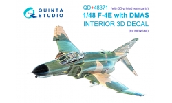 F-4E McDonnell Douglas, Phantom II. 3D декали (MENG) - QUINTA STUDIO QD+48371 1/48