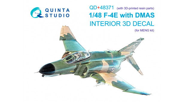 F-4E McDonnell Douglas, Phantom II. 3D декали (MENG) - 1/48 QUINTA STUDIO QD+48371
