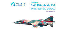 F-1 Mitsubishi. 3D декали (HASEGAWA) - QUINTA STUDIO QD48064 1/48