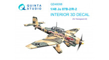 Ju 87B-2/R-2 Junkers, Stuka. 3D декали (HASEGAWA) - QUINTA STUDIO QD48098 1/48
