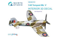 Tempest F Mk. V (F.5) Hawker. 3D декали (EDUARD) - QUINTA STUDIO QD48191 1/48
