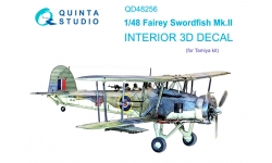 Swordfish Mk. II Fairey. 3D декали (TAMIYA) - QUINTA STUDIO QD48256 1/48