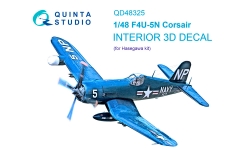 F4U-5N Chance Vought, Corsair. 3D декали (HASEGAWA) - QUINTA STUDIO QD48325 1/48