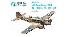 Anson Mk. I Avro. 3D декали (AIRFIX) - QUINTA STUDIO QD48333 1/48