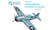 F4F-4 Grumman, Wildcat. 3D декали (TAMIYA) - QUINTA STUDIO QD48334 1/48