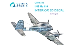 Me 410 Messerschmitt, Hornisse. 3D декали (MENG) - QUINTA STUDIO QD48353 1/48