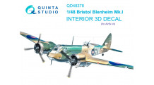 Blenheim Mk I Bristol. 3D декали (AIRFIX) - QUINTA STUDIO QD48378 1/48