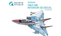 F-14B Grumman, Tomcat, Bombcat. 3D декали (GREAT WALL HOBBY) - QUINTA STUDIO QD48404 1/48