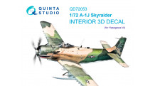 A-1J (AD-7) Douglas, Skyraider. 3D декали (HASEGAWA) - QUINTA STUDIO QD72053 1/72