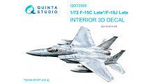 F-15C/J McDonnell Douglas, Mitsubishi, Eagle. 3D декали (GREAT WALL HOBBY) - QUINTA STUDIO QD72068 1/72