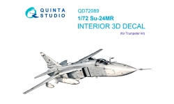 Су-24МР Сухой, Fencer-E. 3D декали (TRUMPETER) - QUINTA STUDIO QD72089 1/72