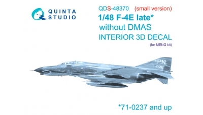 F-4E McDonnell Douglas, Phantom II. 3D декали (MENG) - QUINTA STUDIO QDS-48370 1/48