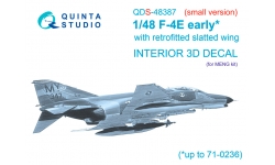F-4E McDonnell Douglas, Phantom II. 3D декали (MENG) - QUINTA STUDIO QDS-48387 1/48