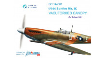 Spitfire Mk IXc Supermarine. Фонарь вакуумный (EDUARD) - QUINTA STUDIO QC144001 1/144