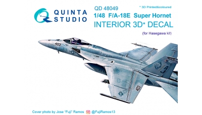 F/A-18E Boeing, Super Hornet. 3D декали (HASEGAWA) - QUINTA STUDIO QD48049 1/48