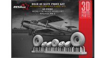Ан-2 Антонов. Колеса шасси - RESARM 48-03060 1/48