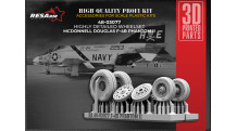 F-4B/N McDonnell Douglas, Phantom II. Колеса шасси - RESARM 48-03077 1/48