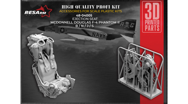 Кресло катапультное Martin-Baker Mk. H-7A / F-4B/J/N/S McDonnell Douglas, Phantom II - 1/48 RESARM 48-04005