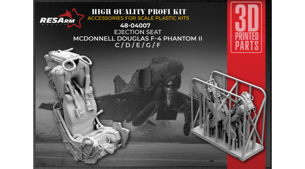 Кресло катапультное Martin-Baker Mk. H-7AF / F-4C/D/E/F/G McDonnell Douglas, Phantom II - 1/48 RESARM 48-04007
