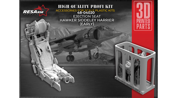 Кресло катапультное Martin-Baker Mk. 9A / AV-8A / Harrier Hawker Siddeley - 1/48 RESARM 48-04020