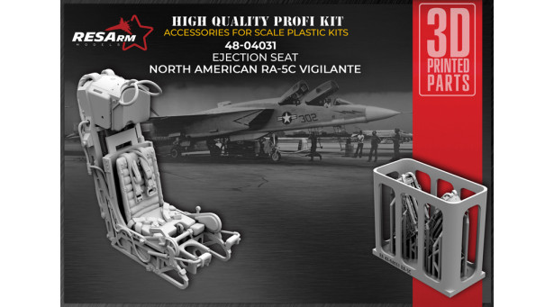 Кресло катапультное HS-1A North American / RA-5C North American, Vigilante - 1/48 RESARM 48-04031 Кресло катапультное HS-1A North American / RA-5C North American, Vigilante - 1/48 RESARM 48-04031