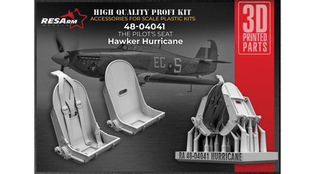 Hurricane Hawker. Кресло-ковш - 1/48 RESARM 48-04041 Hurricane Hawker. Кресло-ковш - 1/48 RESARM 48-04041