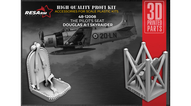 A-1 Douglas, Skyraider. Кресло-ковш (TAMIYA) - 1/48 RESARM 48-12008